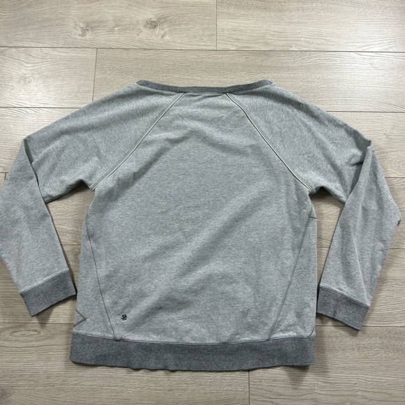 Lululemon Crew Love Pullover *Reflective Heathered Medium Grey - Picture 6 of 13